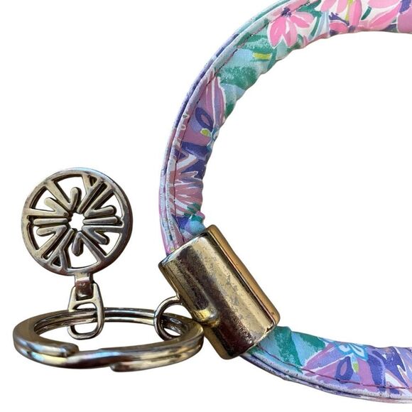 Lilly Pulitzer Mermaid in the Shade Round Keychain - Picture 5 of 5